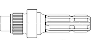 UF60274   PTO Shaft-540 RPM---Replaces 47130743